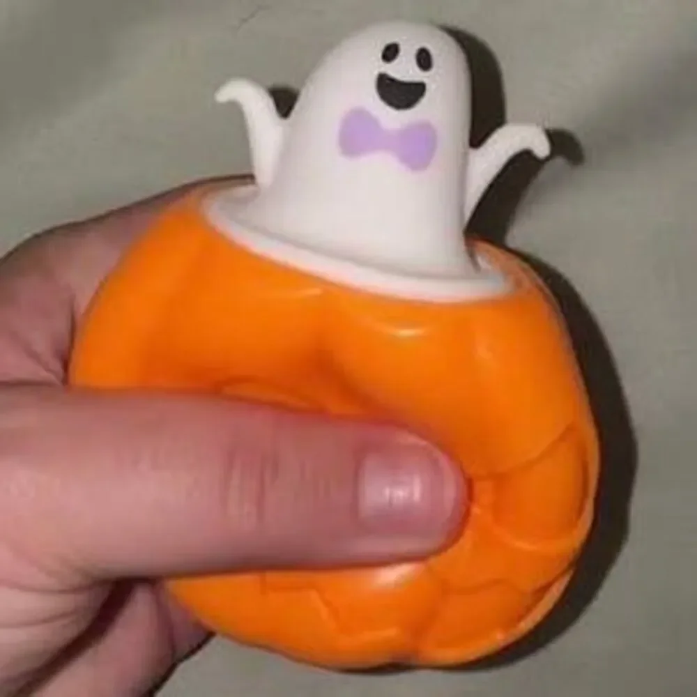 Viral Halloween Squishy Bundle: *4 Pack* Ghost Pumpkin Squeeze Toys